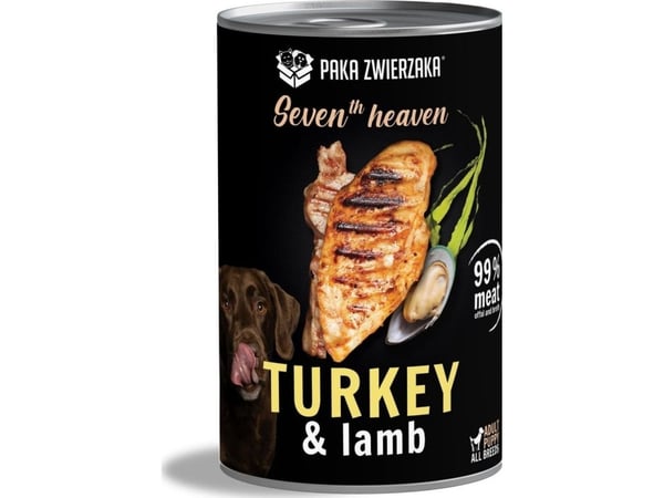 Paka Zwierzaka våtfôr kalkun & lammekjøtt (Turkey & Lamb) 400 g