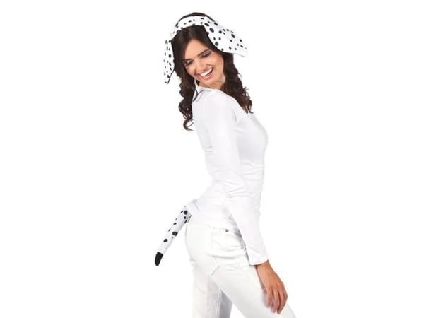Boland 52304, Fancy kjole sett, Voksen, Hunkjønn, Polyester, Isopor, Sort, Hvit, 70 g