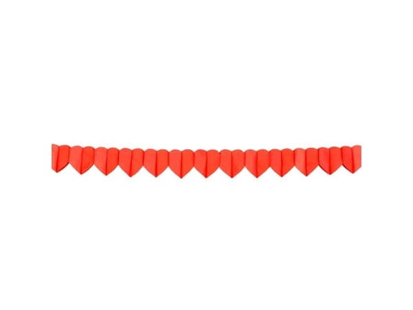 Boland 30620, Garland, Bomull, Papir, Rød, 4000 mm, 190 mm, 250 mm