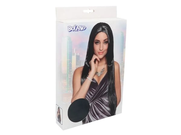 Boland 86330, Parykk til kostyme, Voksen, Hunkjønn, Polyester, Sort, 300 g