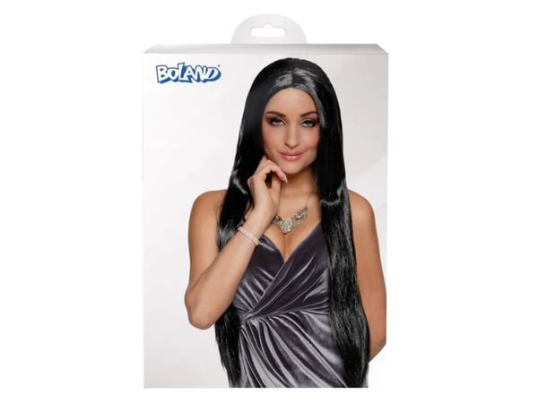 Boland 86330, Parykk til kostyme, Voksen, Hunkjønn, Polyester, Sort, 300 g