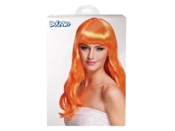 Boland 85873, Parykk til kostyme, Voksen, Hunkjønn, Polyester, Oransje, 275 g