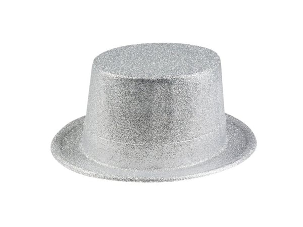 Boland 8712026042514, Hatt til kostyme, Voksen, Alle kjønn, Polyetylentereftalat (PET), Polyvinylklorid (PVC), Sølv, 250 mm