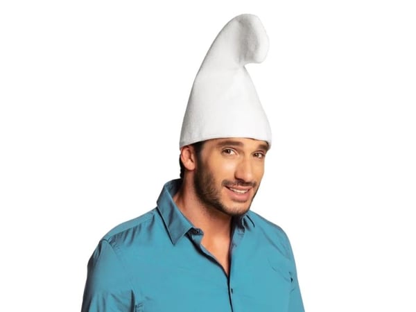 Boland 01354, Smart kjolehatt, Voksen, Alle kjønn, Polyester, Hvit, CE
