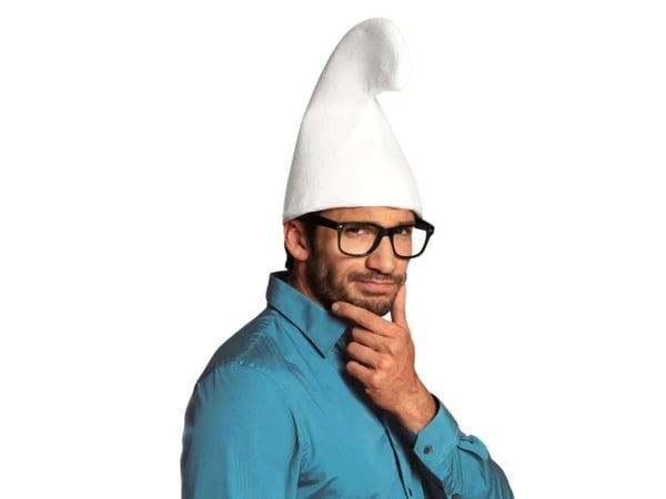 Boland 01354, Smart kjolehatt, Voksen, Alle kjønn, Polyester, Hvit, CE