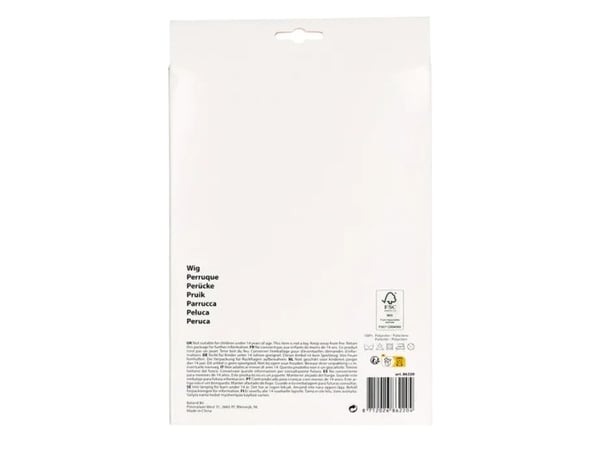Boland 86220, Parykk til kostyme, Voksen, Hunkjønn, Polyester, Sort, 300 g