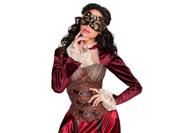 Boland 00209, Voksen, Øyemaske, Steampunk, 1 stykker