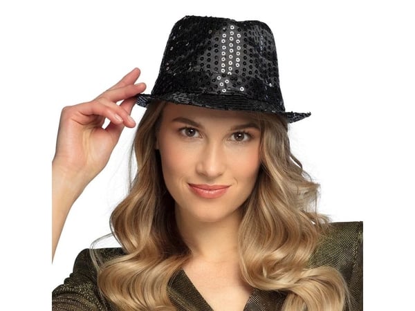 Boland 8712026012951, Hatt til kostyme, Voksen, Alle kjønn, Polyetylentereftalat (PET), Polyester, Sort, 220 mm
