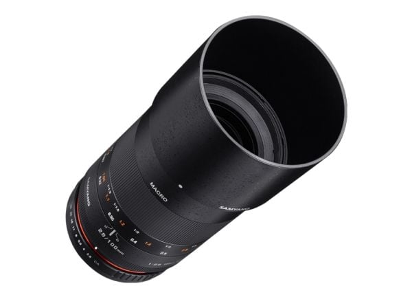 Samyang 100mm F2.8 ED UMC MACRO, Lins med fast fokus, 15/12, Sony E