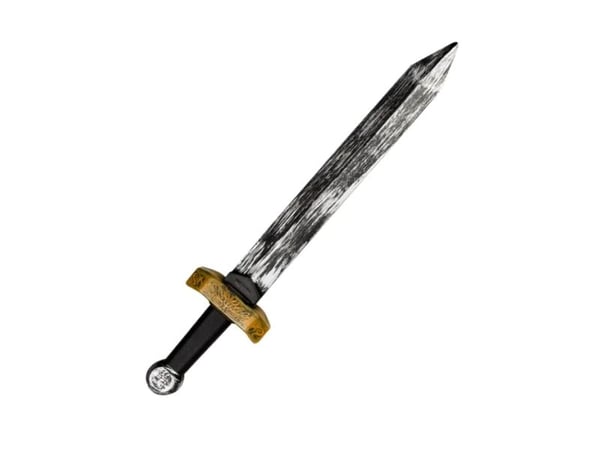 Boland 00690, smart kjole rustning og våpen, voksen og barn, alle kjønn, polyetylen, svart, bronse, hvit, 480 mm