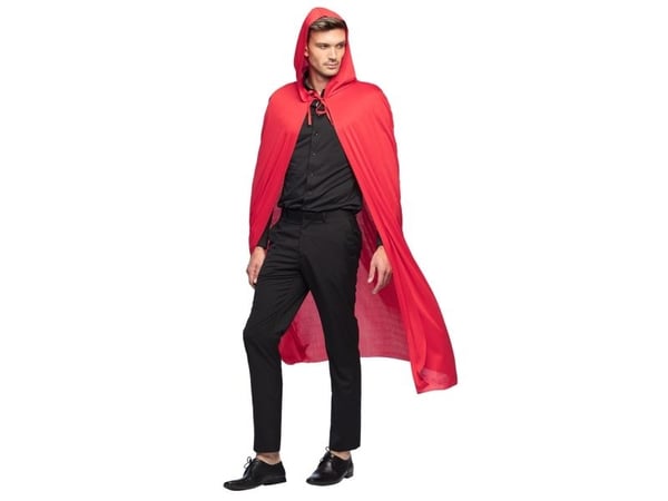 Boland 96937, Utkledningskappe, Voksen, Alle kjønn, Polyester, Rød, 1800 mm