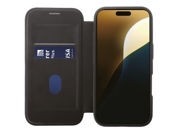 Vivanco Mag Premium, Lommebok-etui, Apple, iPhone 16 Pro Max, 17,5 cm (6.9"), Svart