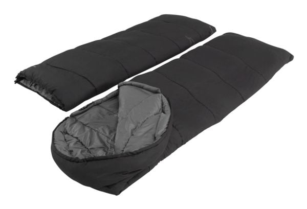 Raven Square Double 5°C sovepose (svart, modell 2025)