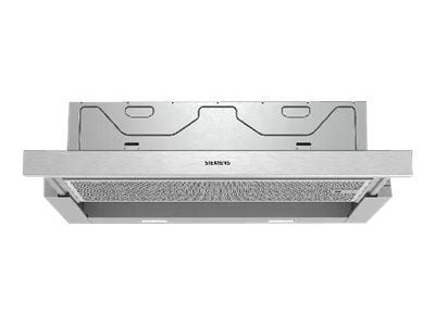 Siemens iQ300 LI64MA531 - Kåpa - teleskopisk - Fördjupning - bredd: 52.6 cm - djup: 29 cm - utsug och återcirkulering (-) - med inbyggd motor - sil...