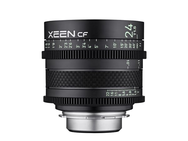 Samyang CFX24-C, Kino, Canon EF