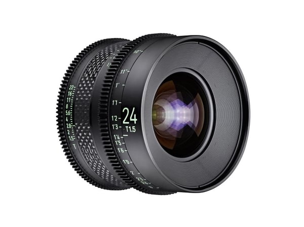 Samyang CFX24-C, Kino, Canon EF