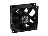 LC Power - Kabinettvifte - 80 mm - svart