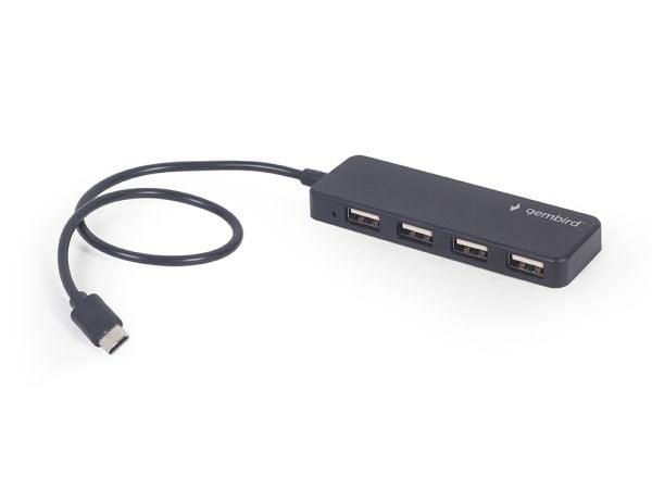 Gembird UHB-CM-U2P4-01 - Hub - 4 x USB 2.0 - stasjonær