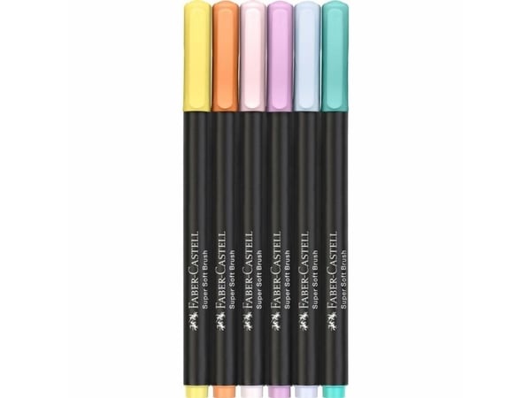 Harjakynät Black Edition Pastel 6 väriä