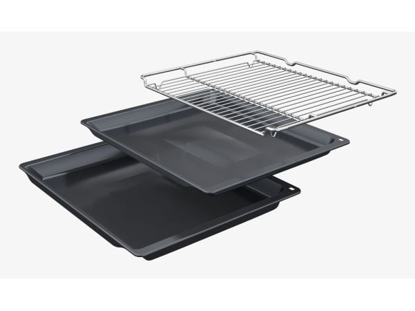 Bosch Serie 8 HBG7784B1, Medium, Elektrisk ugn, 71 l, 71 l, 30 - 300 ° C, Hydrolytisk + Pyrolytisk