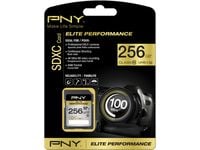 PNY 256 GB SDXC klasse 10, 256 GB, SDXC, Klasse 10, UHS-I, 100 MB/s, 75 MB/s