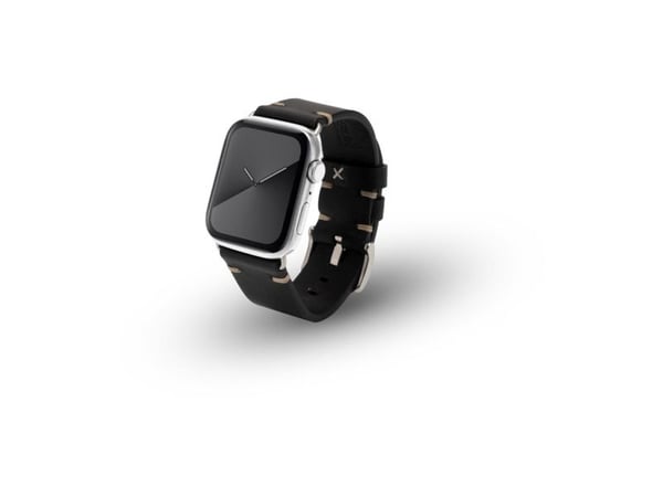 JT BERLIN 10828, Band, Smartklokke, Svart, Apple, Watch Series 1-3 (42mm) & Series 4-6 (44mm), Series 8 (45mm), 49mm, Apple Watch Ultra, Ekte lær