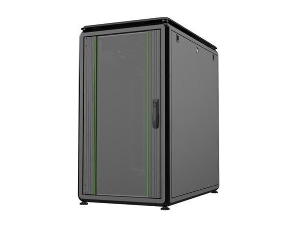 Lanview by Logon - Rack skap - 600 x 1000 mm, data line - free-standing - svart, RAL 9005 - 20U - 19"
