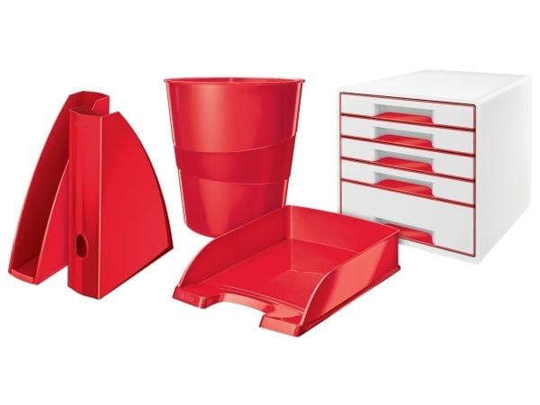 Leitz WOW - Brevbakke - for A4 (210 x 297 mm) - rød