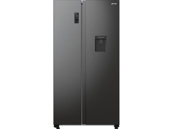 Gorenje Advanced NRR9185EABXLWD - Kjøleskap/fryser - side-ved-side med vannautomat - bredde: 91.5 cm - dybde: 67 cm - høyde: 178.6 cm - 547 liter -...