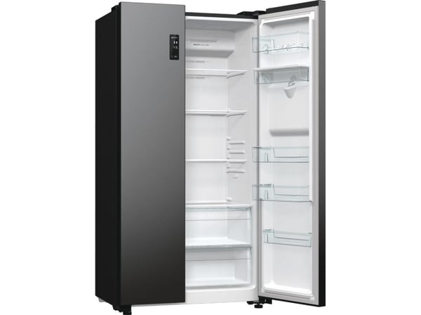Gorenje Advanced NRR9185EABXLWD - Kjøleskap/fryser - side-ved-side med vannautomat - bredde: 91.5 cm - dybde: 67 cm - høyde: 178.6 cm - 547 liter -...
