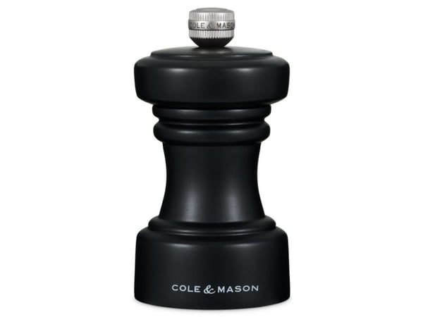 Cole & Mason H233061, Pepperkvern, Sort, Bøketre, Kull stål, Kull stål, Pepper, 104 mm