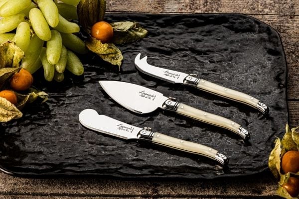 LAGUIOLE Cheese knives Laguiole Pearl SET 3 SdV