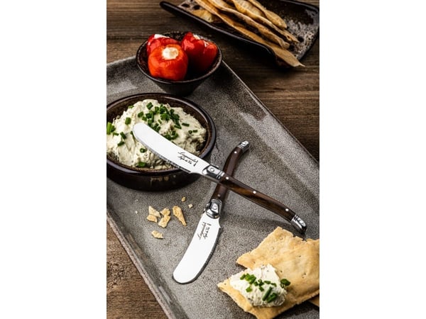 LAGUIOLE Butter knives Laguiole Dark Wood SET 4 SdV