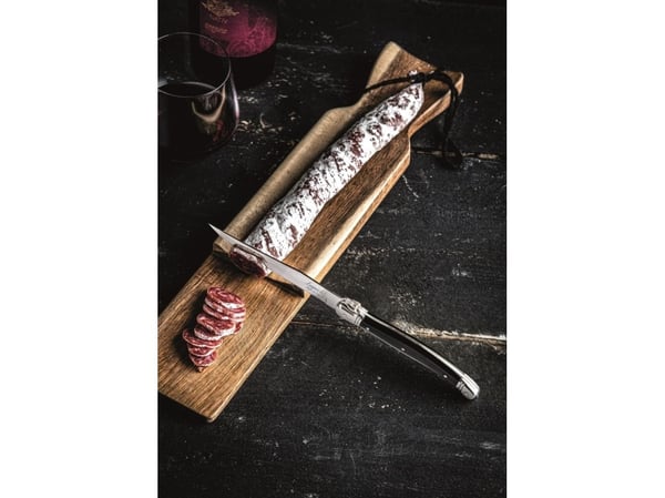 LAGUIOLE Sausage Serving board with Knife Laguiole SET 2 SdV