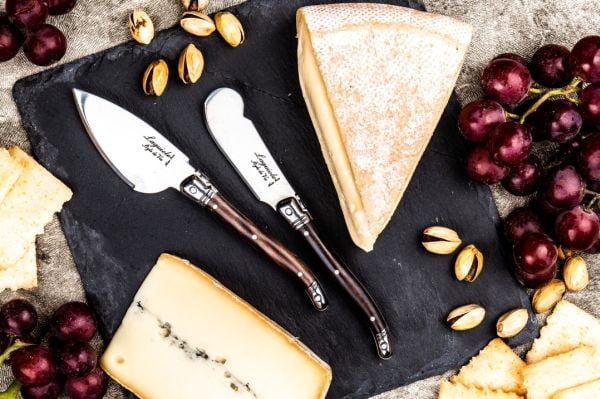 LAGUIOLE Cheese knives Laguiole Dark Wood SET 3 SdV