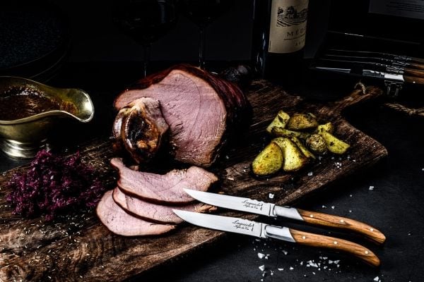LAGUIOLE Steak knives Laguiole Olive wood SET 6 SdV