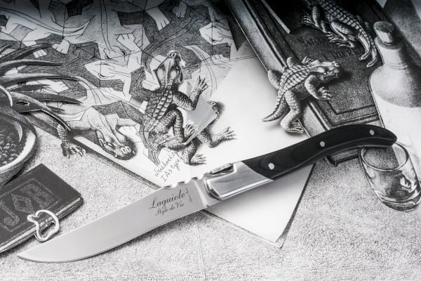 LAGUIOLE Grillknivar Black Ebony Set/6 LAGUIOLE