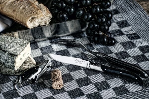LAGUIOLE Grillknivar Black Ebony Set/6 LAGUIOLE