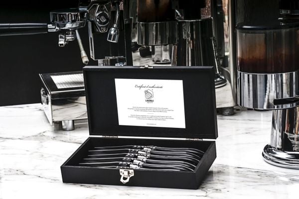 Steak knives Laguiole Black Ebony SET 6 SdV