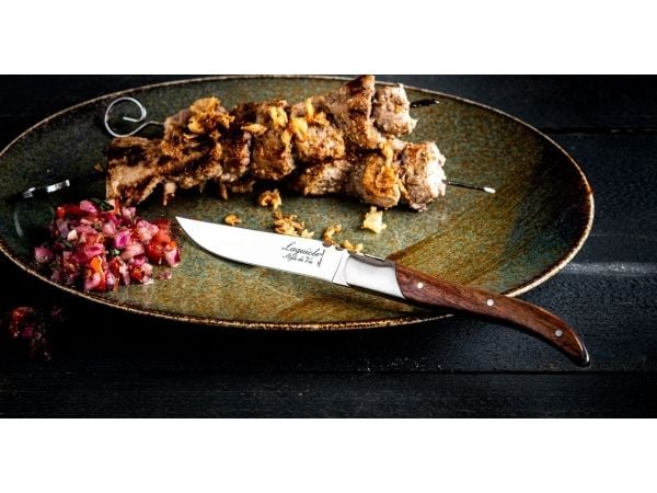 LAGUIOLE Steak knives Laguiole Pakka Rose SET 6 SdV