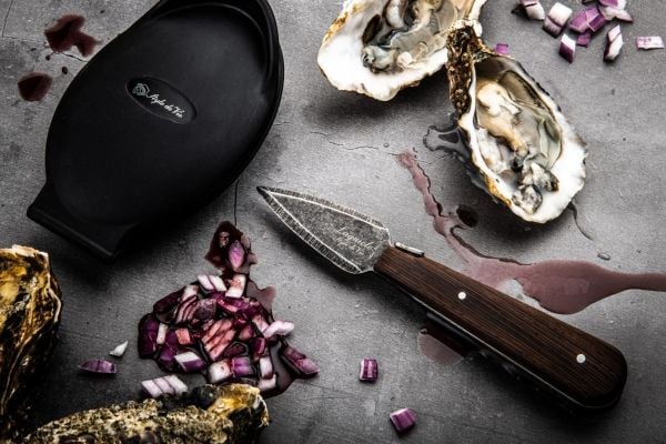 Osteri veitsi Laguiole Wenge Musta Stonewash SET SdV