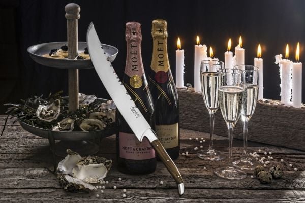 Champagnesabel Laguiole Olivträ SdV