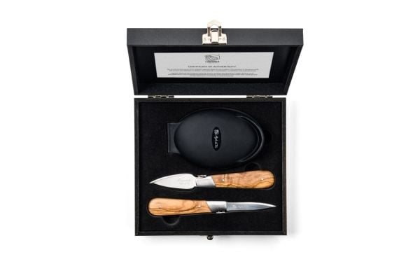 LAGUIOLE Ostron/Musselknivar Olive SET/3 LAGUIOLE