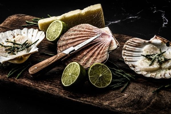 LAGUIOLE Østerskniv Laguiole Oliventre SETT 2 SdV