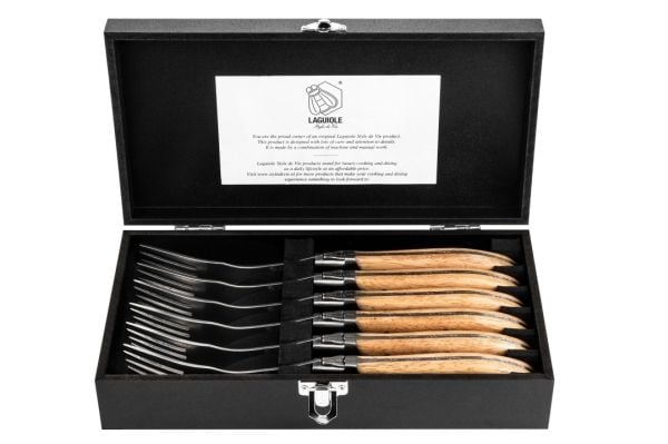 Gafler Laguiole Eik Tre Stonewash SETT 6 SdV