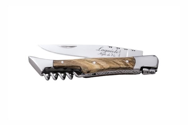 Pocket knife with corkscrew Laguiole Olive SdV