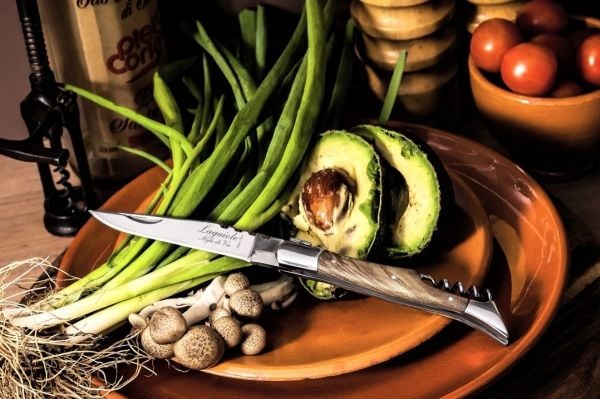 Pocket knife with corkscrew Laguiole Olive SdV