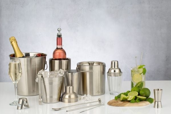 Viners cocktailshaker silver