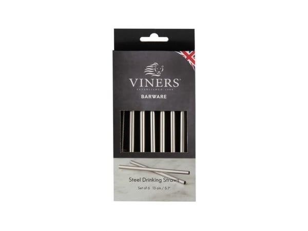Cocktail sugrör set 6 Viners®