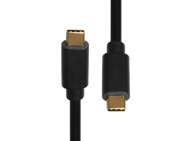 Port Designs 900074, 1 m, USB C, USB C, 10 Gbit/s, musta